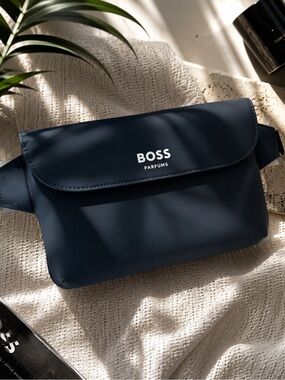 BOSS Navy Blue Parfums Waist Bag